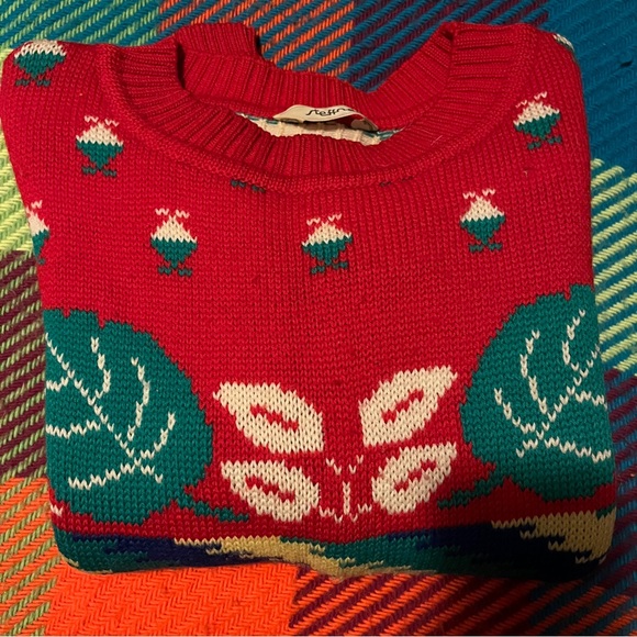 Vintage 80’s Knit Sweater - Picture 2 of 7